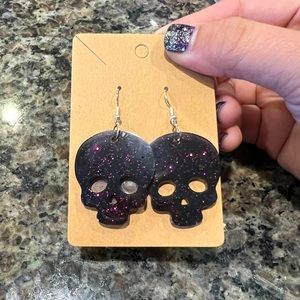 Skull Halloween Earrings